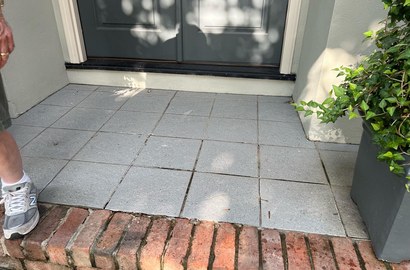 colored concrete slab in Colorado Springs