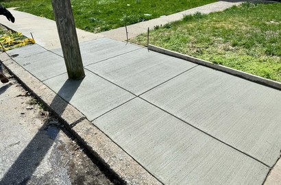 concrete equipment pad in Colorado Springs