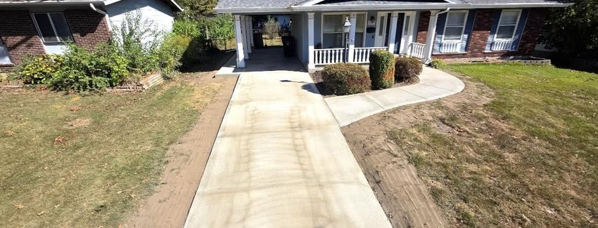 Finished Concrete Sidewalk Installation job in Colorado Springs