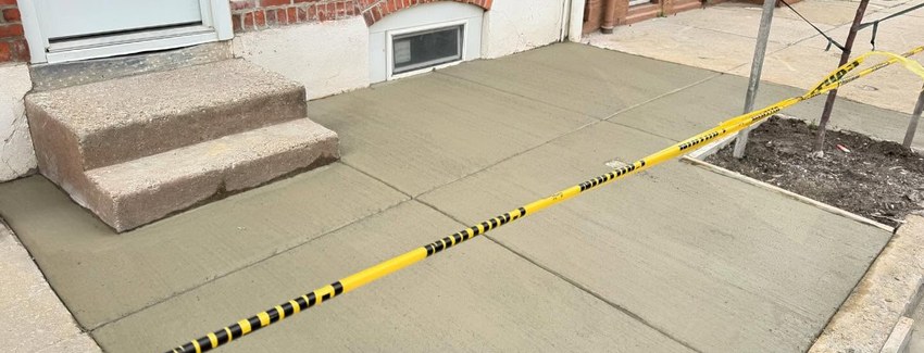 Finished Decorative Concrete Overview job in Colorado Springs