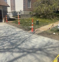 licensed Colorado Springs concrete contractor at job site
