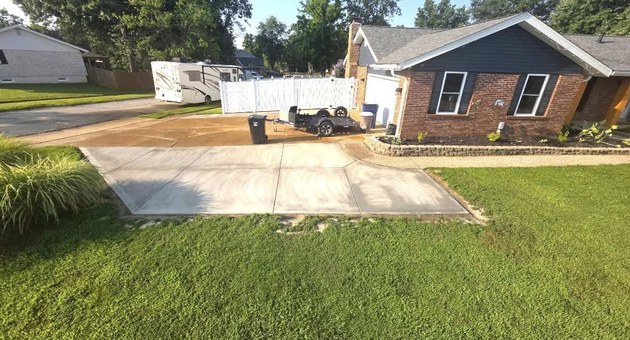 Residential Paving crew at work in Colorado Springs, CO