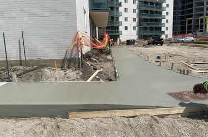 stamped concrete patio in Colorado Springs